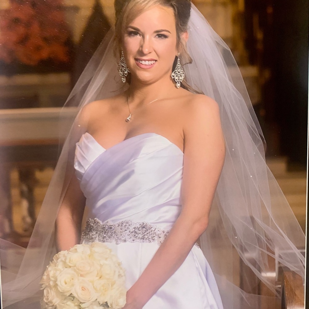 Sara Gabriel Custom Made Royal Cathedral Veil - image 6